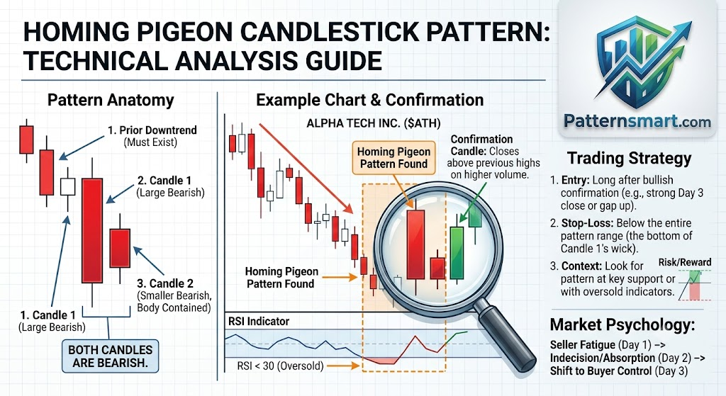 Technical Analysis: Master the Homing Pigeon Candlestick Pattern