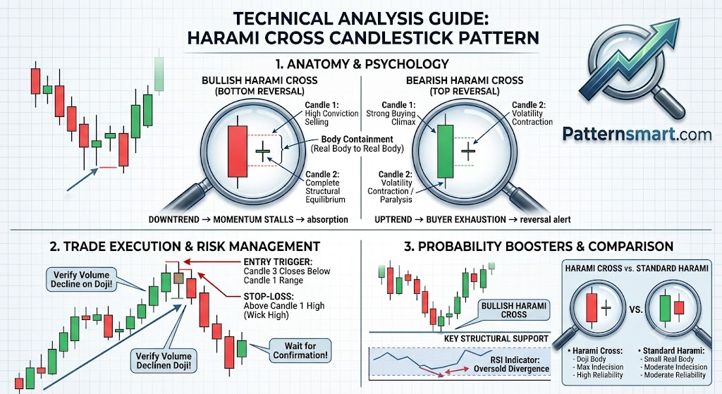 Harami Cross candlestick pattern