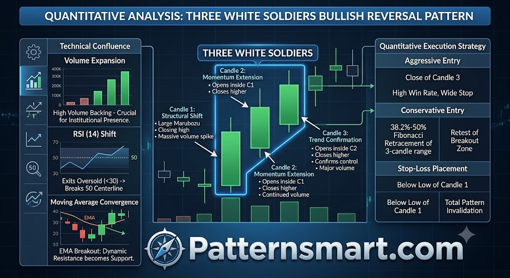 Three White Soldiers candlestick pattern