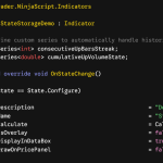 How to store indicator states for strategy access.